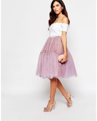 Светло-фиолетовая юбка от Glamorous