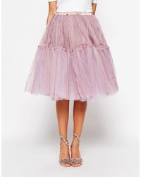 Светло-фиолетовая юбка от Glamorous