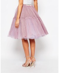 Светло-фиолетовая юбка от Glamorous