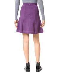 Светло-фиолетовая юбка от Carven