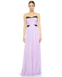 Светло-фиолетовое вечернее платье