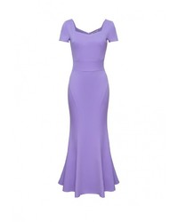 Светло-фиолетовое вечернее платье от OLGA SKAZKINA