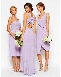 Светло-фиолетовое вечернее платье от Asos