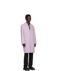 Светло-фиолетовое длинное пальто от Saturdays Nyc