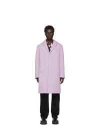 Светло-фиолетовое длинное пальто от Saturdays Nyc