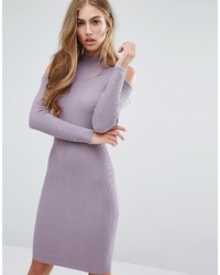 Светло-фиолетовое облегающее платье от Miss Selfridge