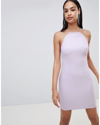 Светло-фиолетовое облегающее платье от Rare
