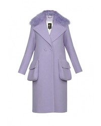 Женское светло-фиолетовое пальто от Anastasya Barsukova