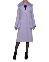 Женское светло-фиолетовое пальто от Anastasya Barsukova