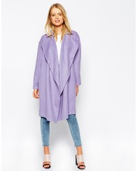 Женское светло-фиолетовое пальто от Asos