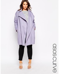 Женское светло-фиолетовое пальто от Asos