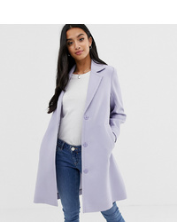 Женское светло-фиолетовое пальто от Asos Petite