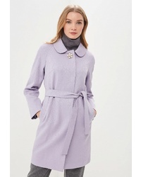 Женское светло-фиолетовое пальто от De Marse