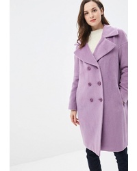 Женское светло-фиолетовое пальто от Gamelia