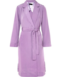 Женское светло-фиолетовое пальто от J.Crew
