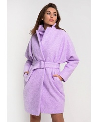 Женское светло-фиолетовое пальто от Kot's