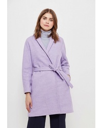 Женское светло-фиолетовое пальто от Madlen