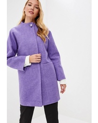 Женское светло-фиолетовое пальто от Ovelli