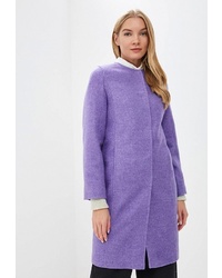 Женское светло-фиолетовое пальто от Ovelli