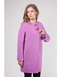 Женское светло-фиолетовое пальто от Shartrez