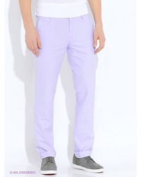Светло-фиолетовые брюки чинос от Oodji