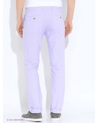 Светло-фиолетовые брюки чинос от Oodji