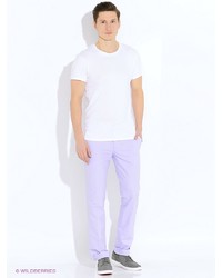 Светло-фиолетовые брюки чинос от Oodji