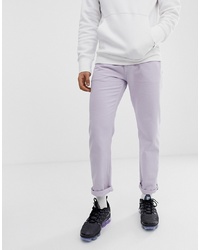 Светло-фиолетовые джинсы