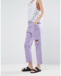 Женские светло-фиолетовые джинсы от Asos