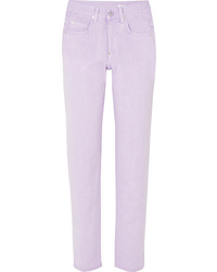 Женские светло-фиолетовые джинсы от PushBUTTON