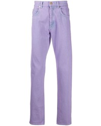 Мужские светло-фиолетовые джинсы от Versace