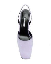 Светло-фиолетовые замшевые туфли от Dorateymur