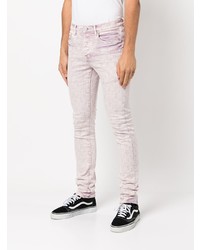 Мужские светло-фиолетовые зауженные джинсы от purple brand
