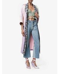 Светло-фиолетовые кожаные туфли от Liudmila