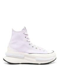 Мужские светло-фиолетовые кроссовки от Converse