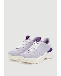Женские светло-фиолетовые кроссовки от Pull&Bear