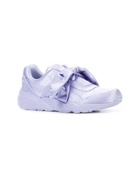 Женские светло-фиолетовые низкие кеды от Fenty X Puma