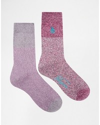 Женские светло-фиолетовые носки от Original Penguin