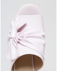 Светло-фиолетовые сабо от Asos