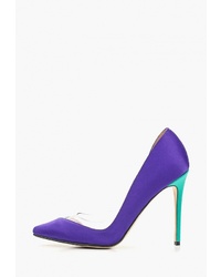 Светло-фиолетовые сатиновые туфли от Rivadu