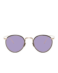 Мужские светло-фиолетовые солнцезащитные очки от Eyevan 7285