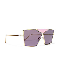 Женские светло-фиолетовые солнцезащитные очки от Loewe