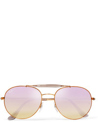 Женские светло-фиолетовые солнцезащитные очки от Ray-Ban
