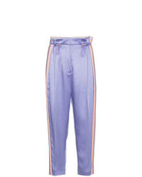 Женские светло-фиолетовые спортивные штаны от Peter Pilotto