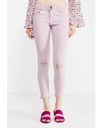 Светло-фиолетовые узкие брюки от Jennyfer