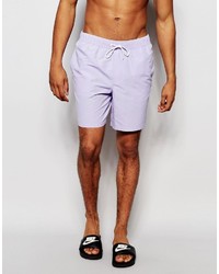 Светло-фиолетовые шорты для плавания от Asos