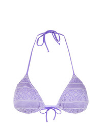 Светло-фиолетовый бикини-топ от Cecilia Prado