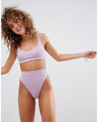 Светло-фиолетовый бикини-топ от Asos
