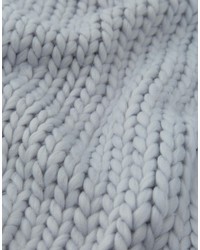 Женский светло-фиолетовый вязаный шарф от Asos