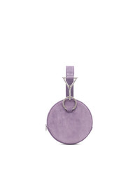 Светло-фиолетовый замшевый клатч от Tara Zadeh